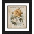 thumbnail image 1 of Devellier, Deborah 15x17 Black Ornate Wood Framed with Double Matting Museum Art Print Titled - Botanique II, 1 of 4