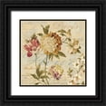 thumbnail image 1 of Devellier, Deborah 26x26 Black Ornate Wood Framed with Double Matting Museum Art Print Titled - Fleur Paris II, 1 of 4