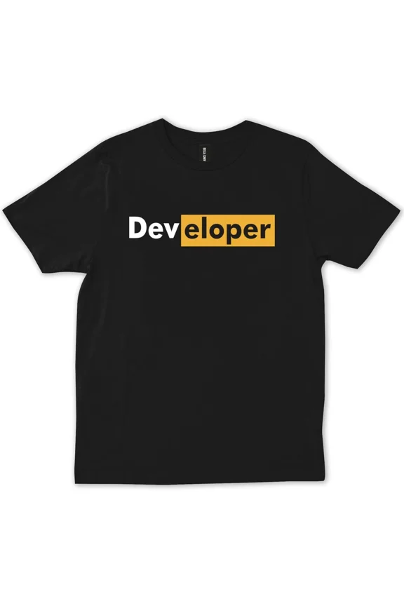 Developer Coders Funny Programming Developers Computer Gifts Unisex T-Shirt, up to Size 5XL