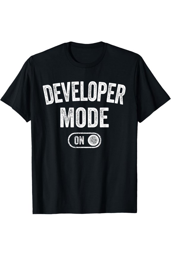 Developer Mode On Code Writer Gift Programmer Engineer T-Shirt Size S-5XL