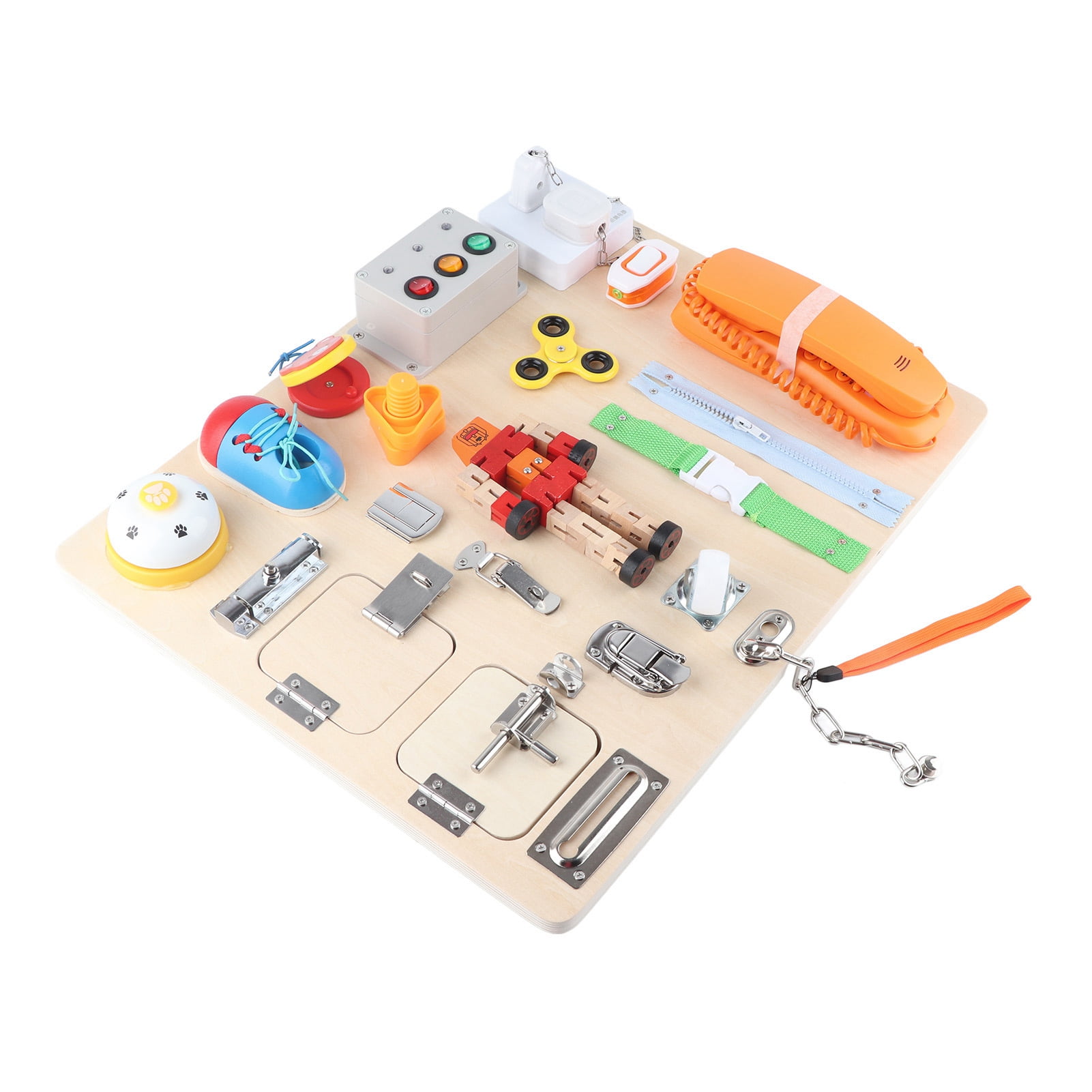 Developing Activity Board, Portable Locks Sensory Developing Board For