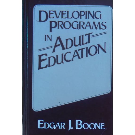 Pre-Owned Developing Programmes in Adult Education Hardcover