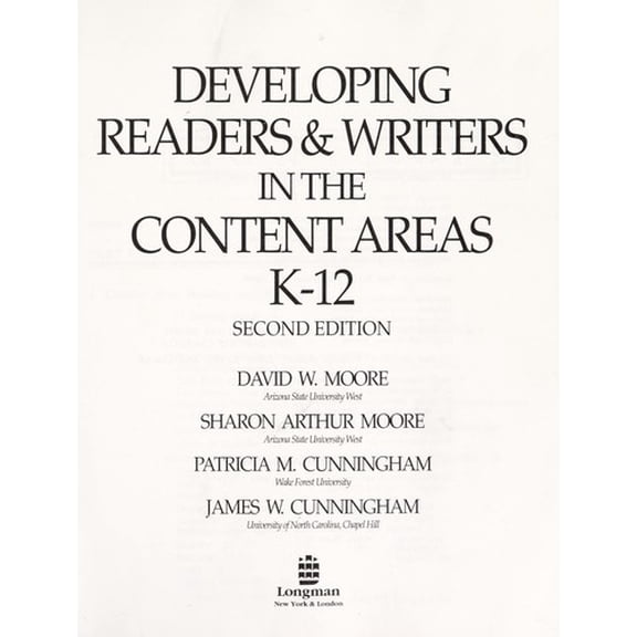 Pre-Owned Developing Readers & Writers in the Content Areas K-12 (Paperback) 0801304679 9780801304675