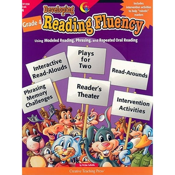 Pre-Owned Developing Reading Fluency, Grade 4 (Paperback) 1574719971 9781574719970