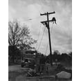 thumbnail image 1 of Developing Tva (Tennessee Valley Authority) Electric Transmission Lines As Part Of Franklin Roosevelt'S 'New Deal' Rural Electrification. History (24 x 36), 1 of 1