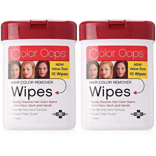 Developlus Color Oops Color Remover Wipes 10 Count (2 Pack)