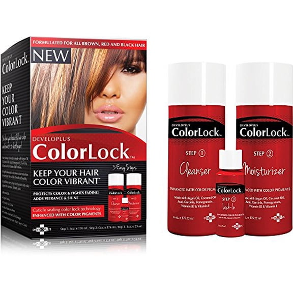 Developlus Colorlock 3 Step System, Keep Your Hair Color Vibrant