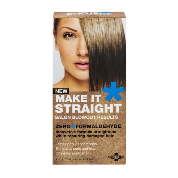 Developlus Make It Straight Salon Blowout Results