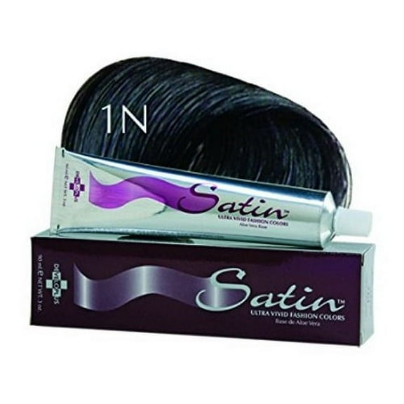 Developlus Satin Hair Color, #1N Black, 3 Oz, 2 Pack