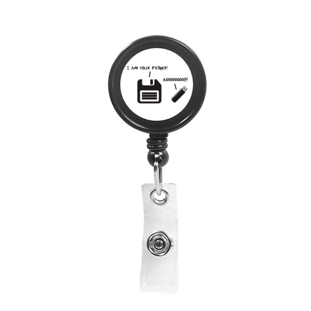 Development Hard Disk Storage Media Retractable Keychain Badge Holder ID Badge