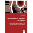 thumbnail image 1 of Development of Alternate Paragraphs (Paperback), 1 of 1