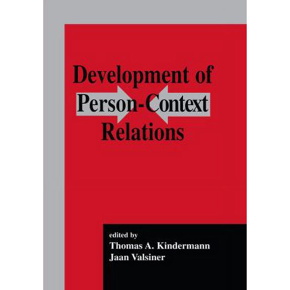 Pre-Owned Development of Person-Context Relations 9780805815689 Used