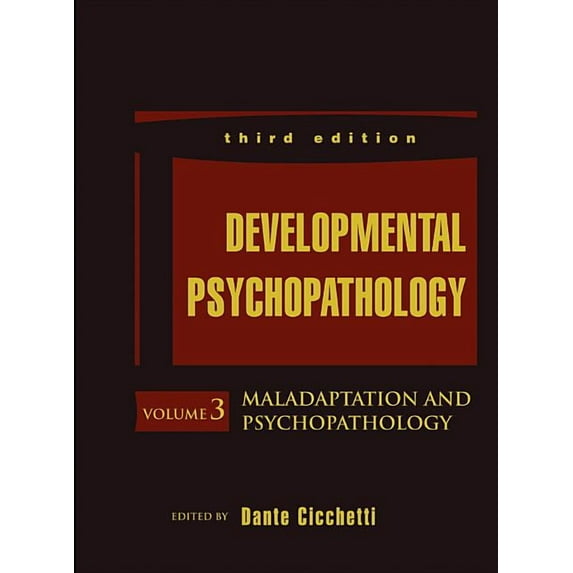 Developmental Psychopathology, Maladaptation and Psychopathology (Hardcover)