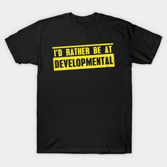 Developmental Tech Startup Innovation Software Engineering Event Font Unisex T-Shirt, up to size 3XL.