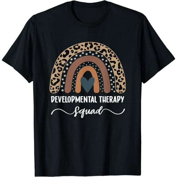 Developmental Therapy Squad, Rainbow Developmental Therapist T-Shirt