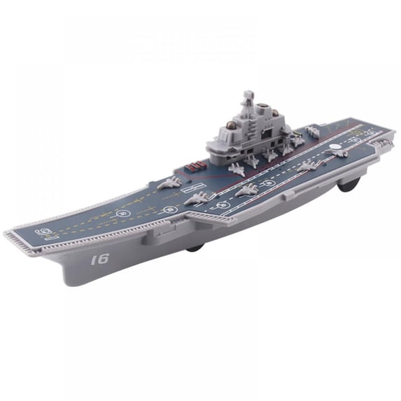 Developmental Toy Gift For Children Aircraft Carrier Luxury Ship Model Collection Vehicle With Sound&Light