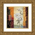 thumbnail image 1 of Deveraux, Jill 26x26 Gold Ornate Wood Framed with Double Matting Museum Art Print Titled - Magnolia, 1 of 4