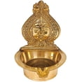 thumbnail image 1 of Devi Puja Lamp - Brass from South India, 1 of 1