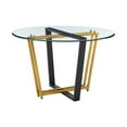 thumbnail image 1 of Armen Living Devi 48" Round Dining Table in Gold Stainless Steel, 1 of 10