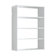 thumbnail image 1 of Devi White Freestanding Walk in Wood Closet System, 1 of 6