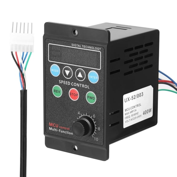 Device 400W AC220V Multifunctional Motor Speed Controller Motorspeed Regulator Controller Display Rate Target Value Settable