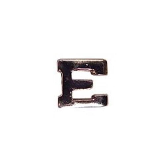 Eagle Emblems M7801 Dev-Letter E, USN, Silver - 0.19 in.