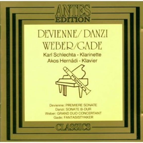 Devienne / Hernadi Schlechta - Works for Clarinet / Premiere Son / Son No 1 - Music & Performance - CD