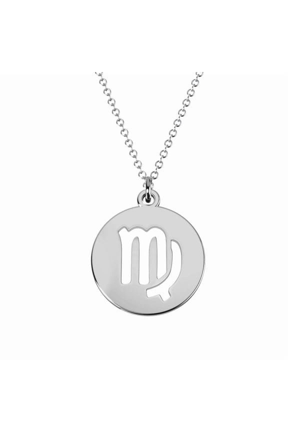 Virgo Zodiac astrology Sign Pendant Necklace - 925 Sterling Silver - mothers day gifts