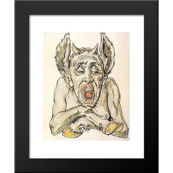 Devil 20x24 Framed Art Print by Matejko, Jan