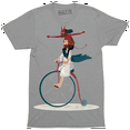 thumbnail image 1 of Devil And Jesus Riding A Bike Together As Friends Funny Friendship T-Shirt, 1 of 4
