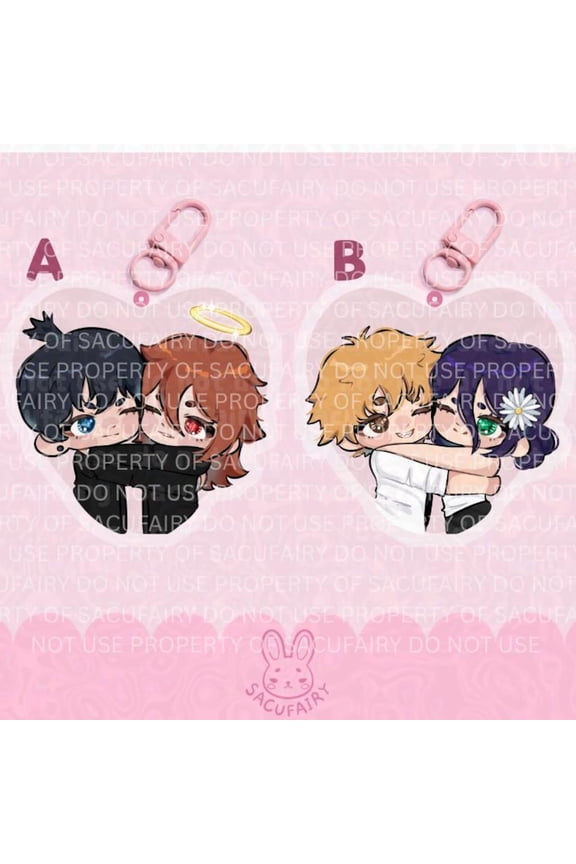 Devil Anime Inspired Acrylic Charms/Keychains (1 keychain)