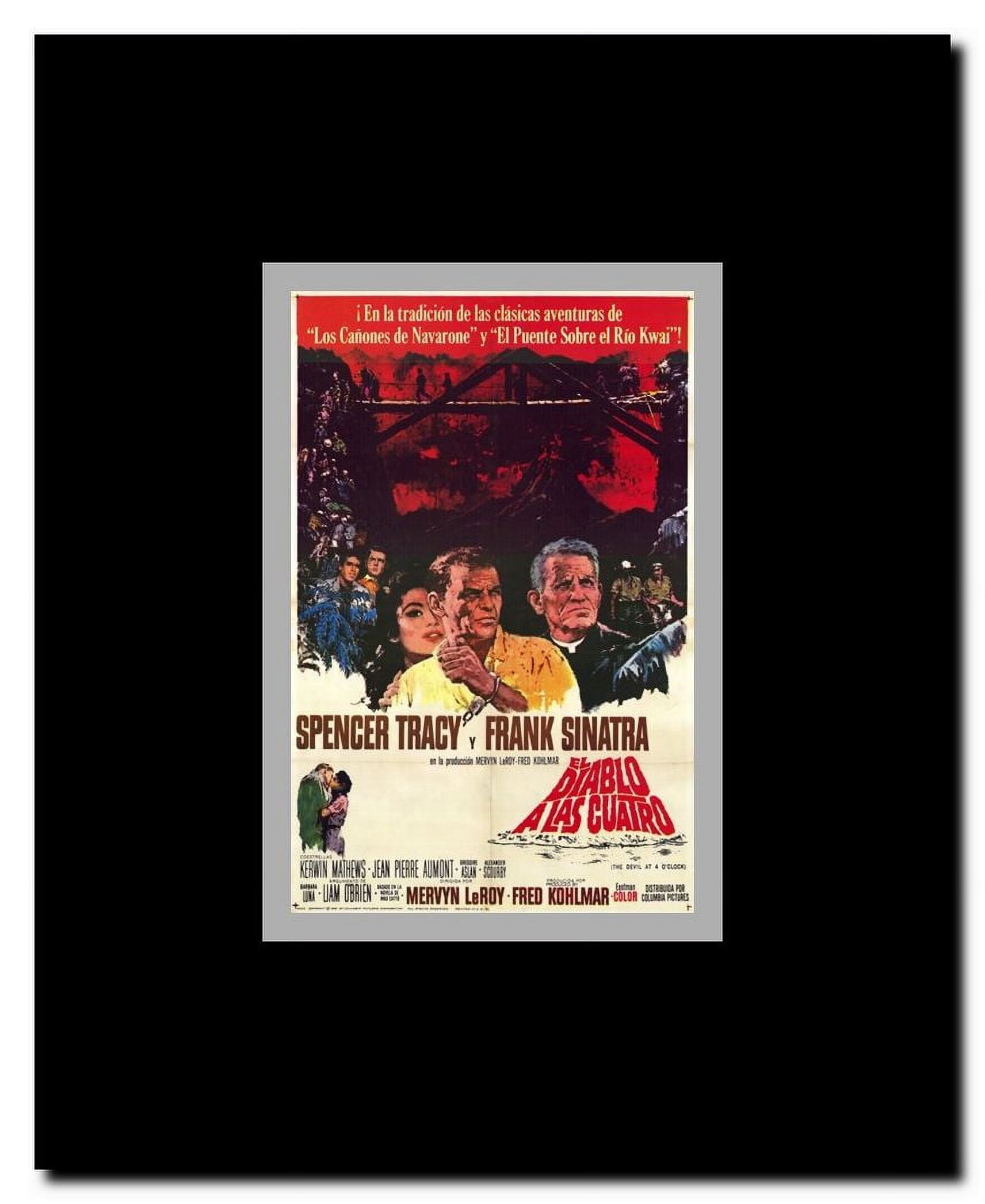 Devil At 4 O'clock Framed Movie Poster