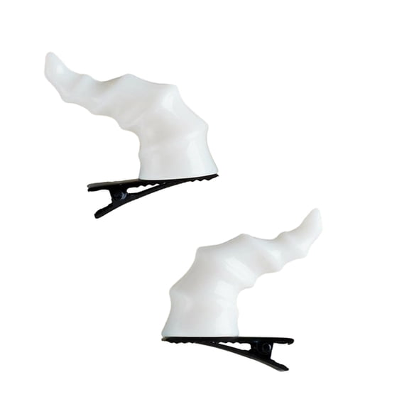 Devil Barrettes Dragon Horn Clip for Girl Birthday Parties Devil Headpiece Headdress for Halloween