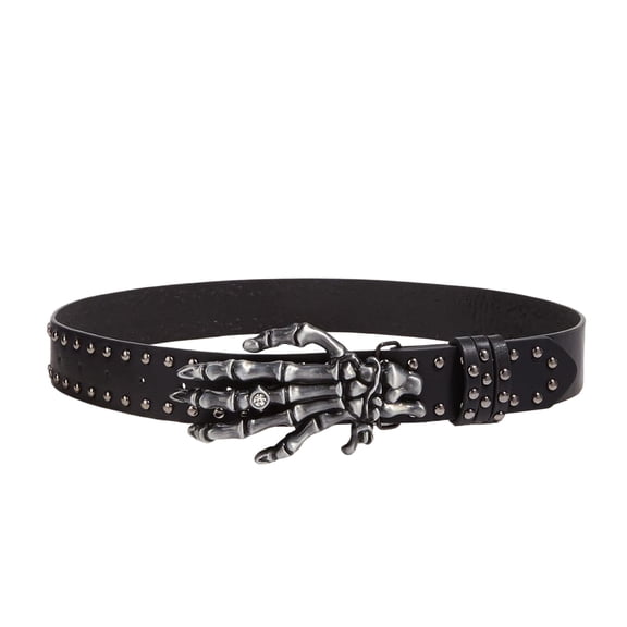 Devil Belt for Women Men Unisex Fashionable Cool PU Leather Belt Punk Rivet Studded Waistband Western Waist Decors