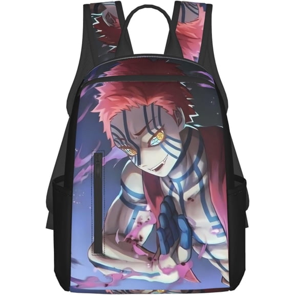 Devil Blade Cartoon Lightweight Laptop Backpack Student Bookbag Travel Bags Daypack Schoolbag Rucksack Style-3