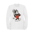 thumbnail image 1 of Devil Cartoon with Red Suspenders Men's Sweatshirt, 1 of 3