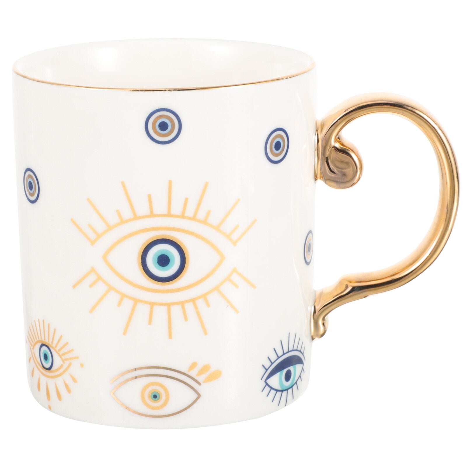 Devil Coffee Mug Eye Cup Glasses Mugs Ceramic Optical Illusion and