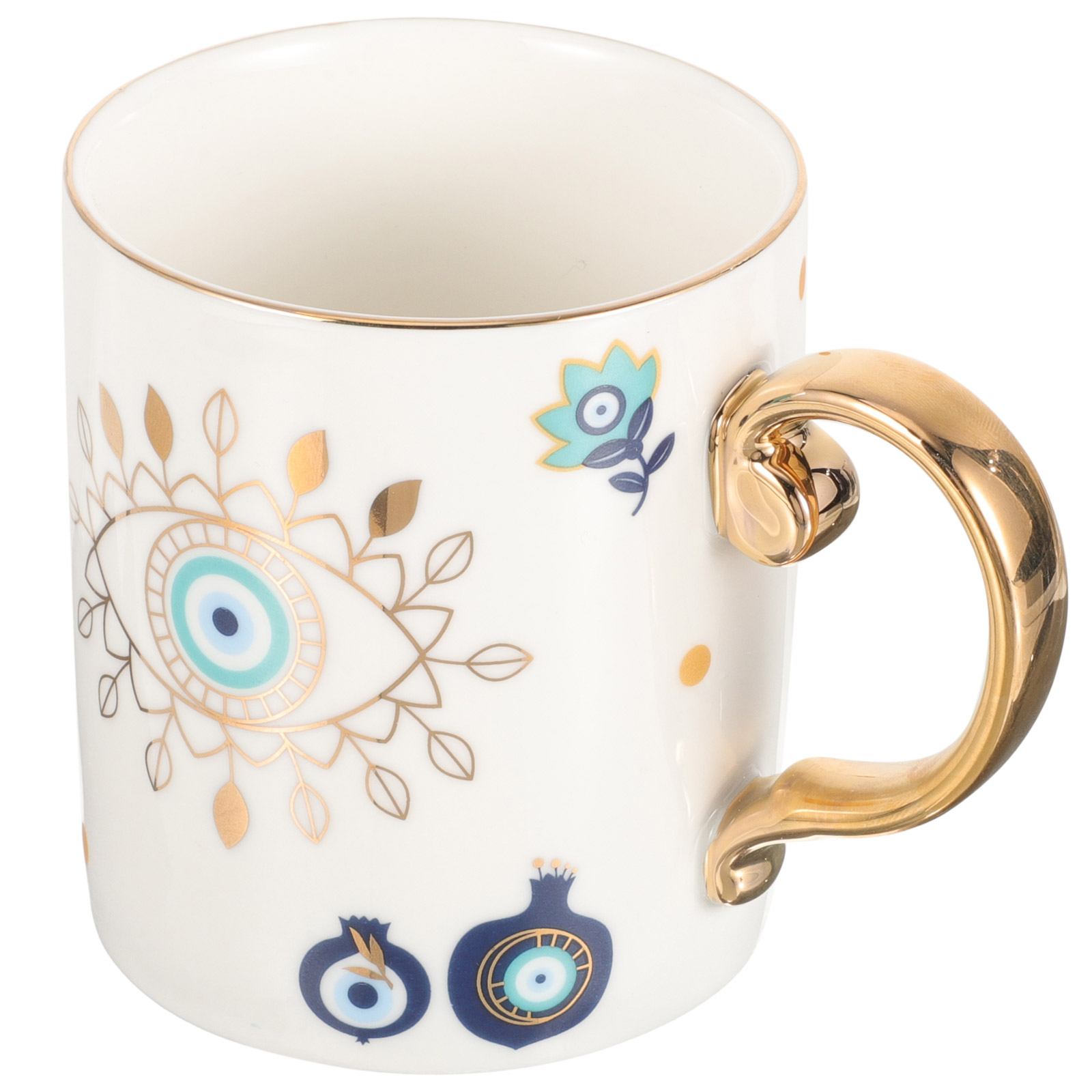 Devil Coffee Mug Optical Illusion Cup Vintage Wine Glasses Astrological