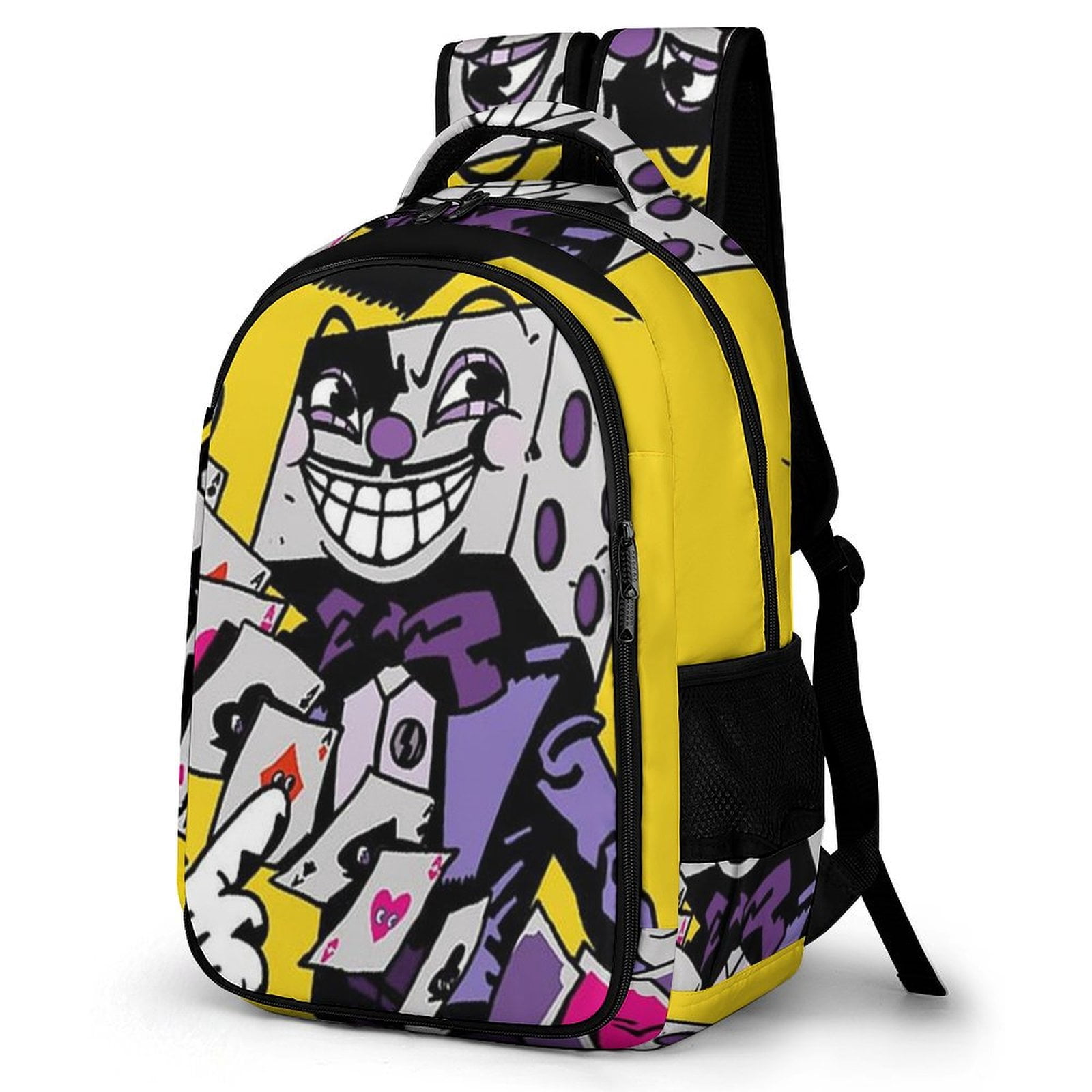 Devil Cuphead Mugman School Bag Laptop Backpack Bookbag Satchel ...