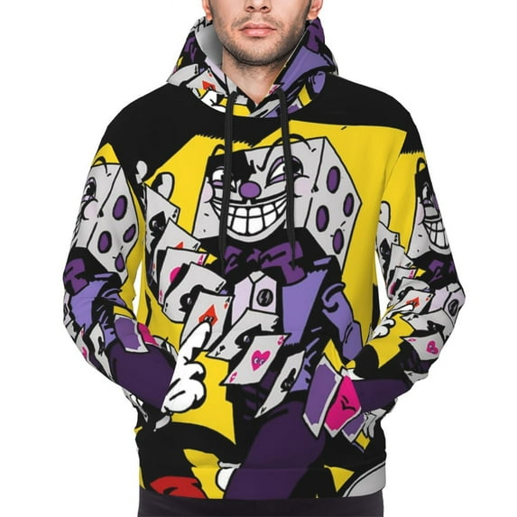 Devil Cuphead Mugman Sweatshirt For Mens Fashion Hoodies Pullover Athletic Daily Hoody Hooded Gift