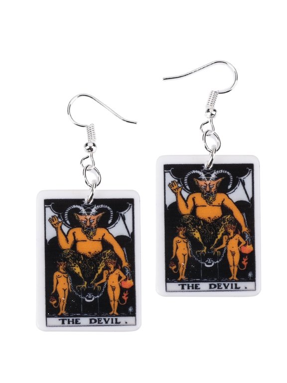 - Devil Earrings - Capricorn Earring Jewelry (Capricorn - The Devil)