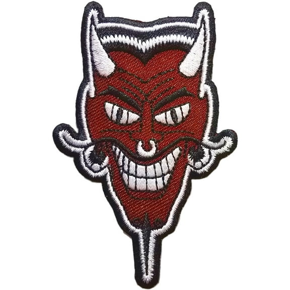 Devil - Embroidered Sew On Patch 2" X 3"
