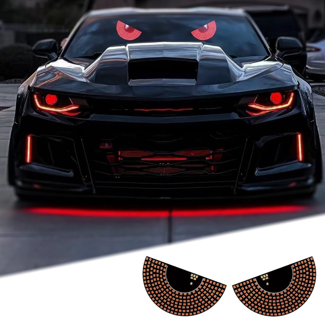 Devil Eyes Light for Cars,Dynamic Devil Eye Car Headlights,Led Lights ...