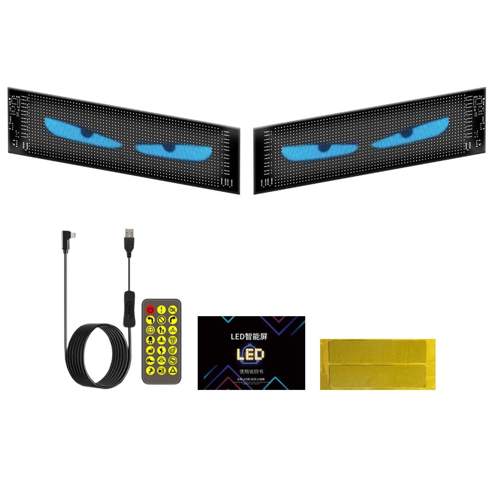 Devil Eyes Light For Cars Programmable Flex Car Led Display Led Eye Devil Eyes Light For Cars Programmable Flex Car Led Display Led Eye