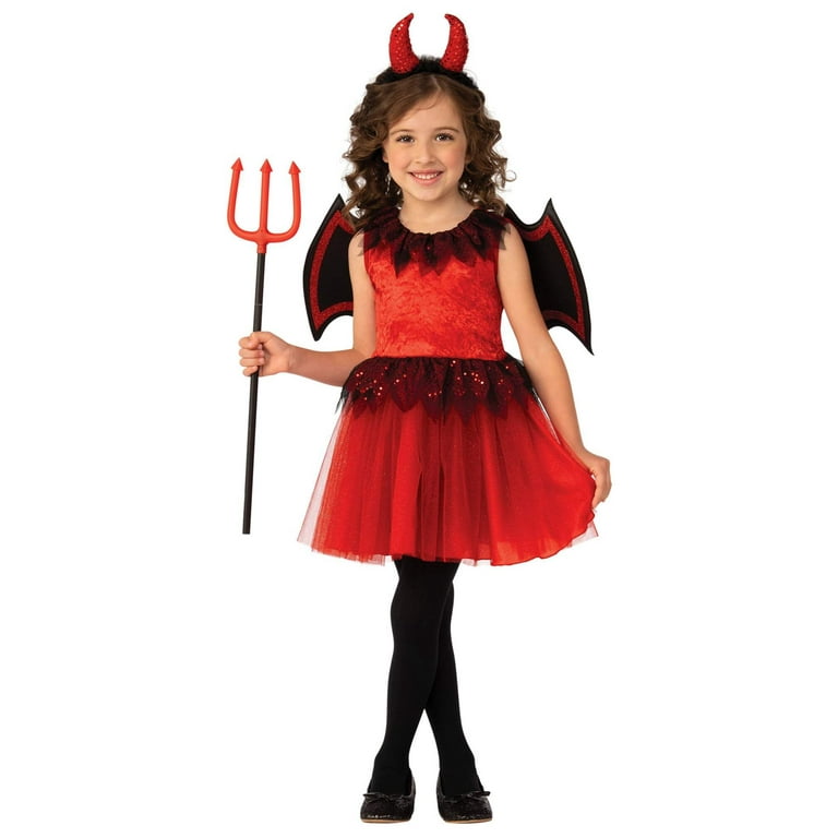 Devil Girl Costume Dress with Wings Devil Girl Costume Dress with Wings
