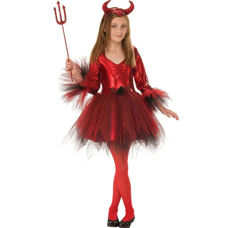 Devil Girl Costume Tutu Dress Horns Devil Girl Costume Tutu Dress Horns