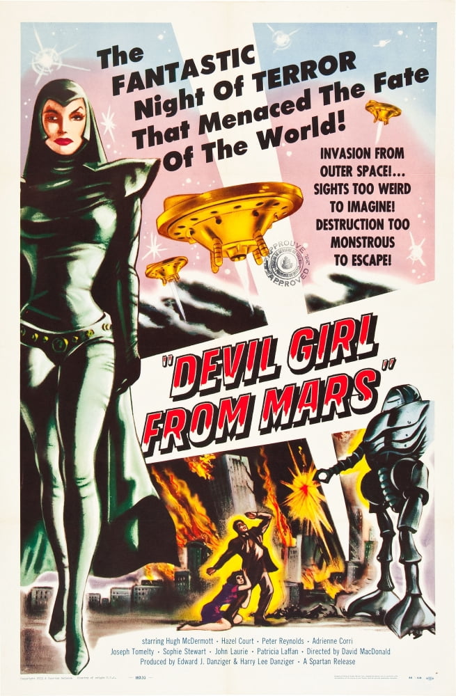 Devil Girl From Mars Canvas Art - (18 x 24)