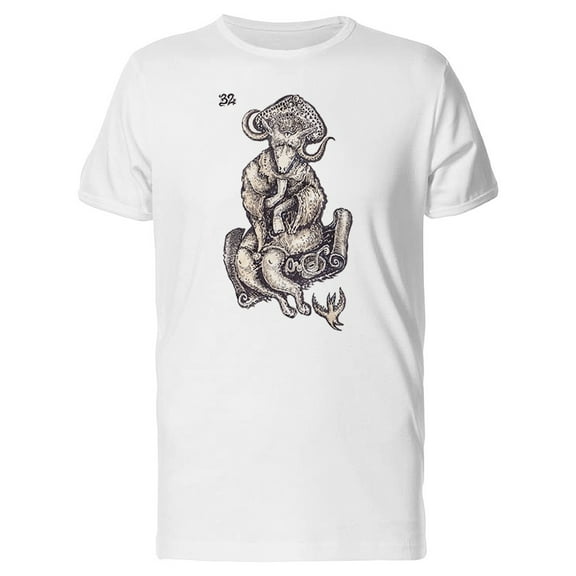 Devil Goat On Carpet 32 T-Shirt Men -Image by Shutterstock, Male x-Large