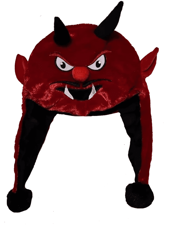 Devil Halloween Plush Hat, One Size