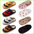 thumbnail image 1 of Devil Halloween Slippers, House Slippers for Women, Fuzzy Slip-on Slippers Warm Cozy Soft Lightweight Memory Foam Indoor House Shoes, 1 of 5